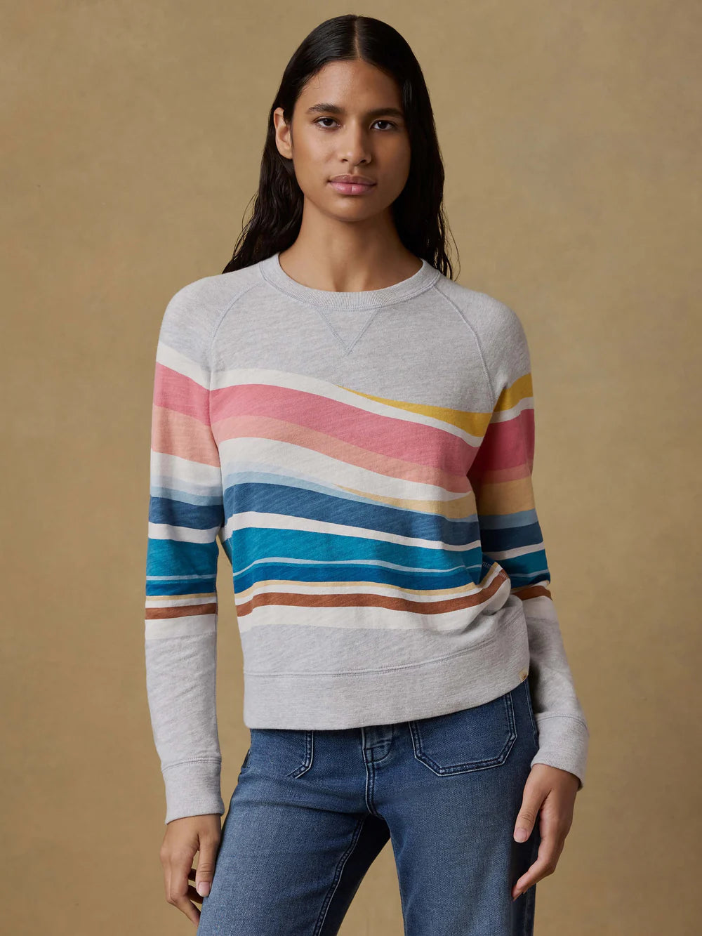 sunwashed slub crewneck 2026