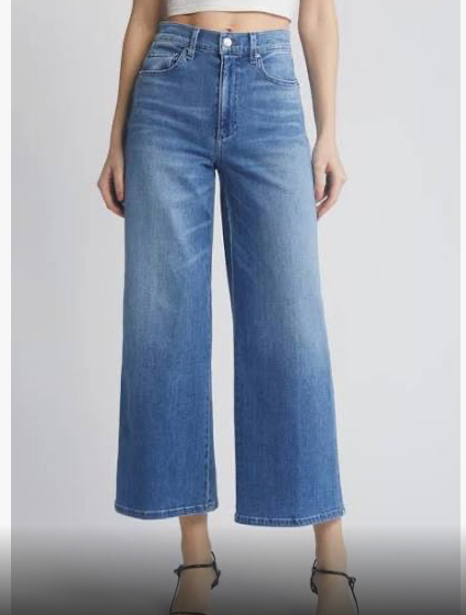 Crop Wide Leg jean