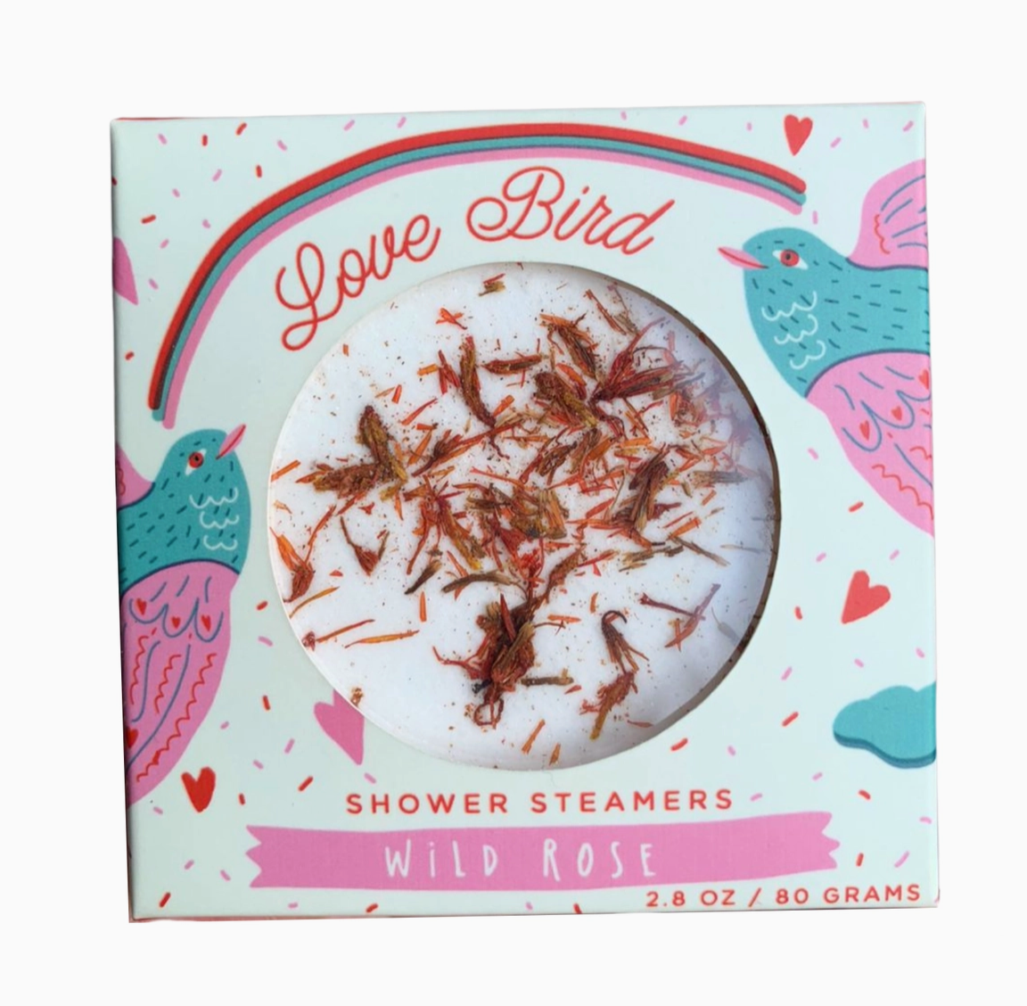 Love Bird Wild Rose Shower Steamer