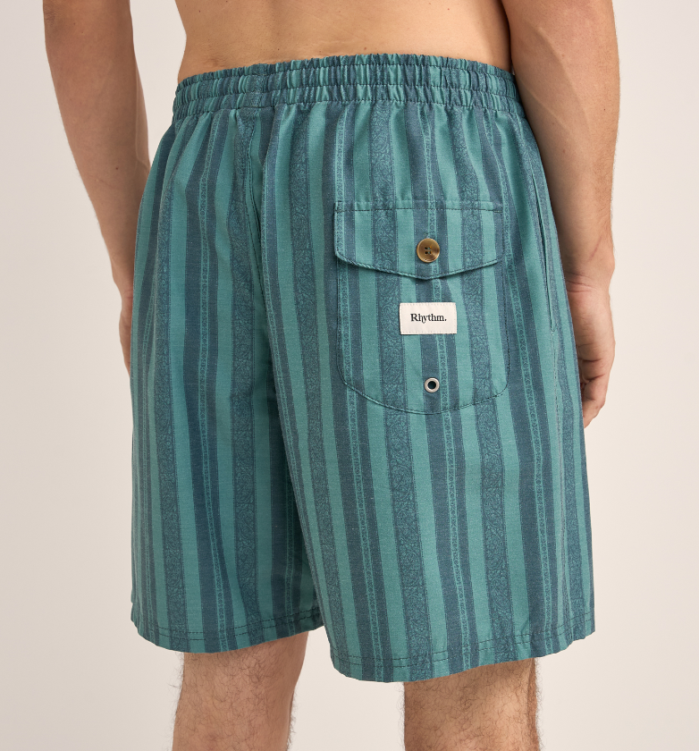 Paisley Stripe Beach Short
