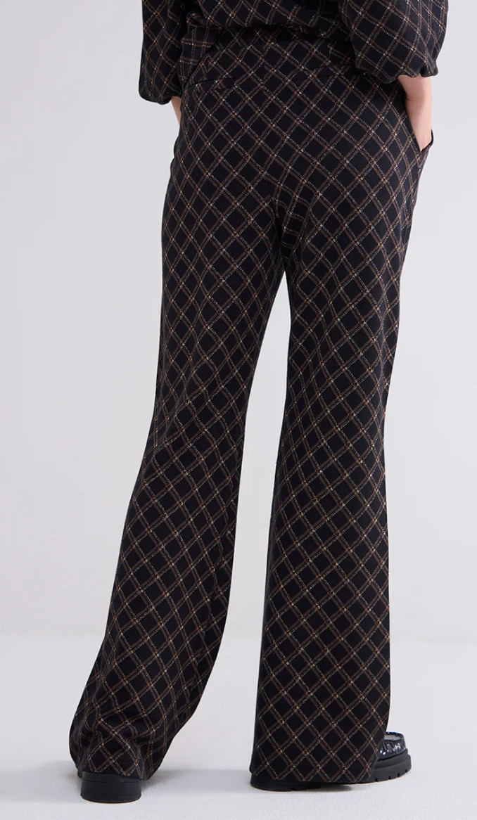 Jacquard Plaid Pant