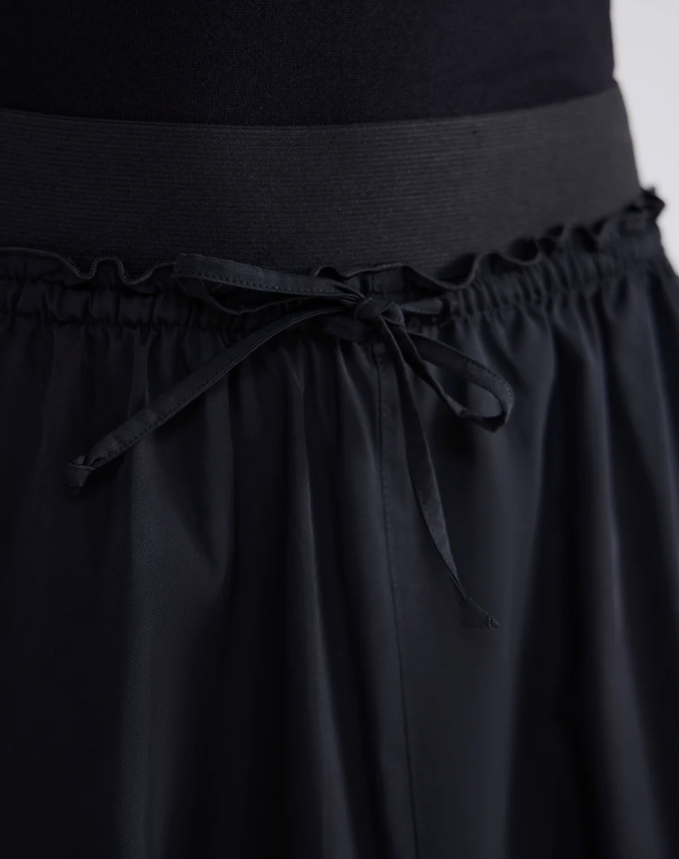 Taffeta Skirt with Side Pockets