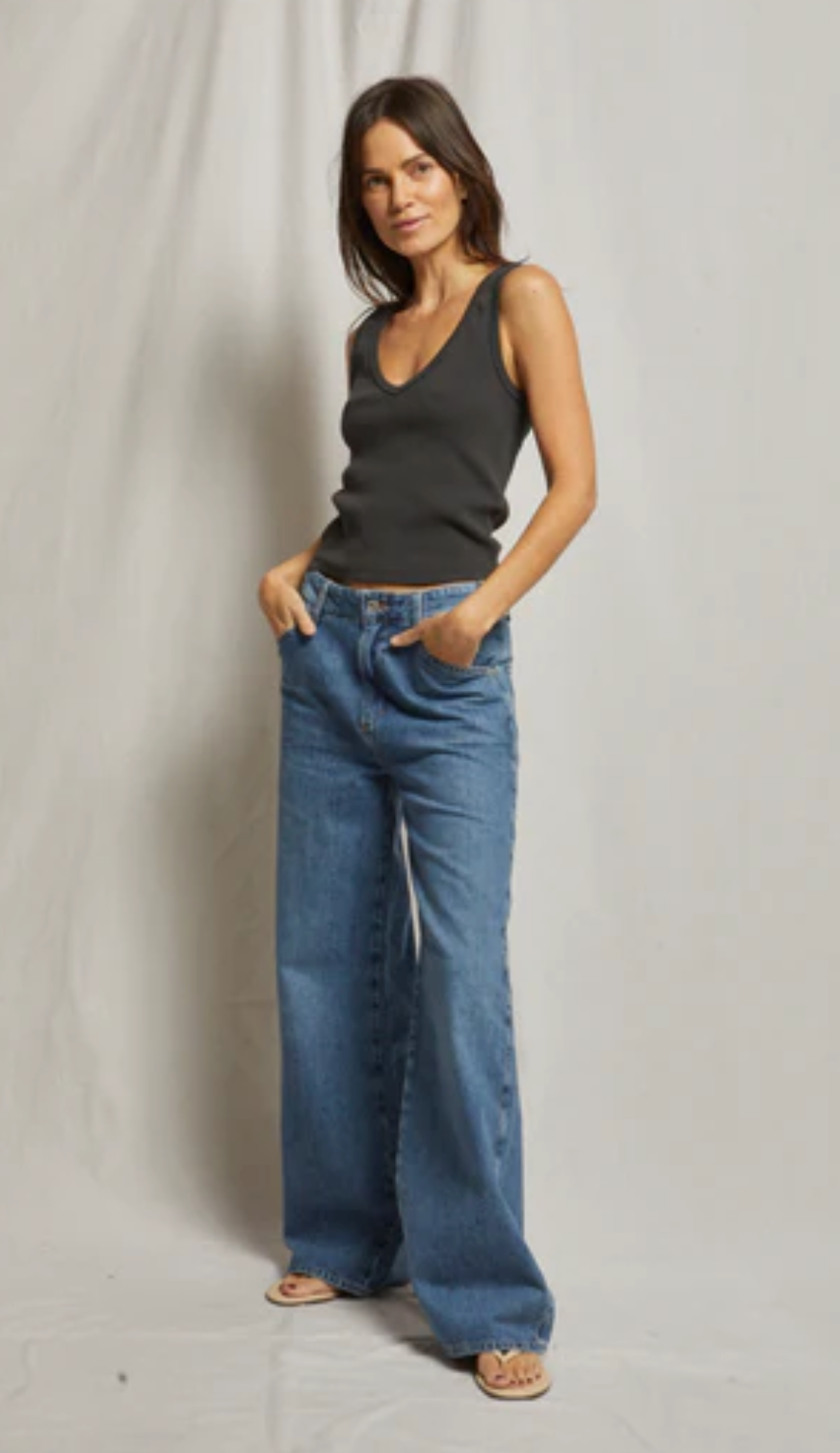 Maria Rib V Neck