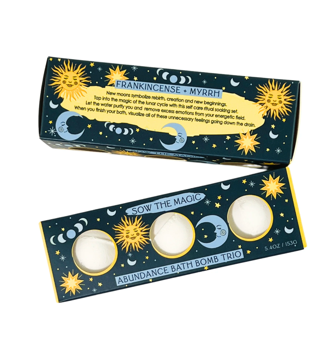 Moon Phase Abundance Bath Bomb Trio