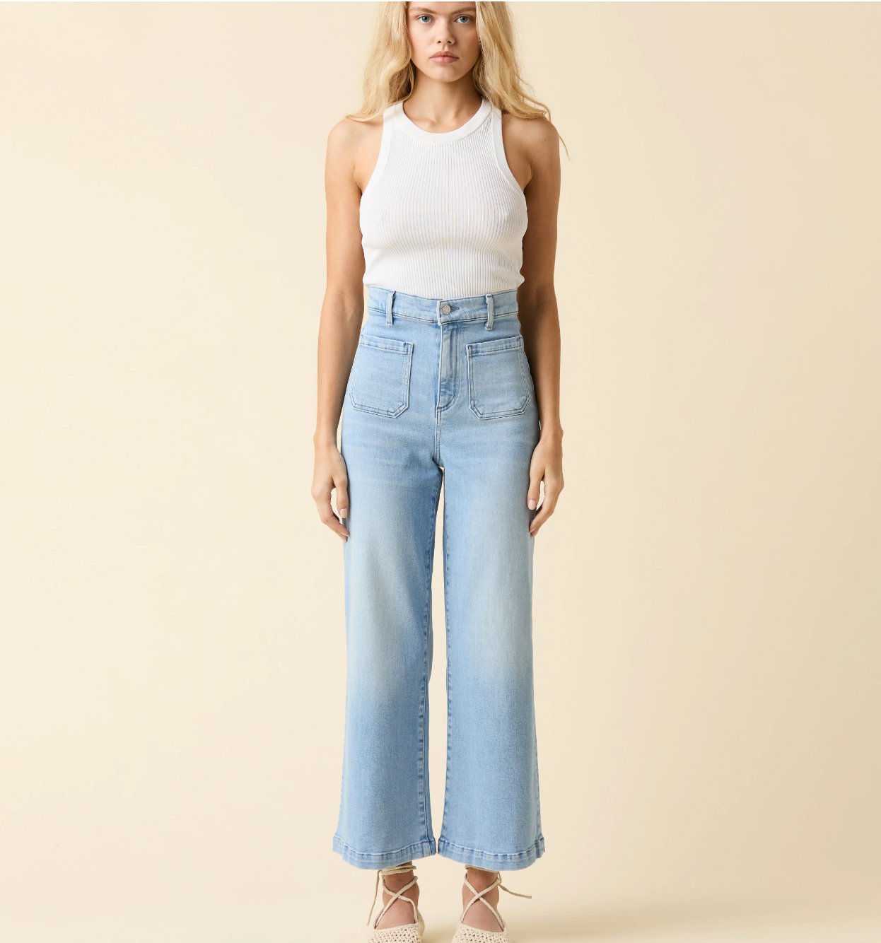 Virginia Wide-leg Ankle Jean