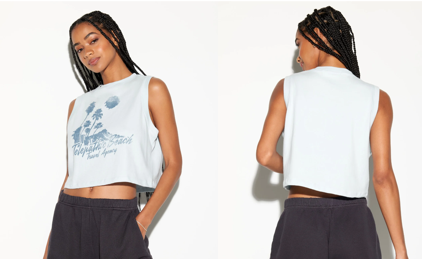 Telepathic Crawford Crop Tank