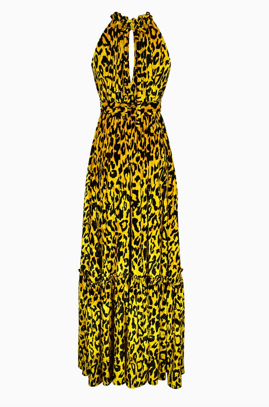Vanya Gold Maxi Dress