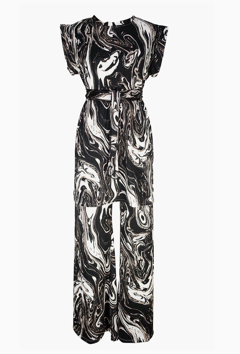 Darkwater Tunic & Palazzo Pant Set