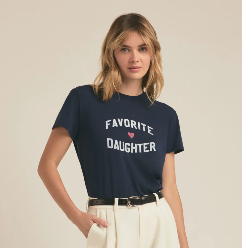Navy Favorite Daughter Tee