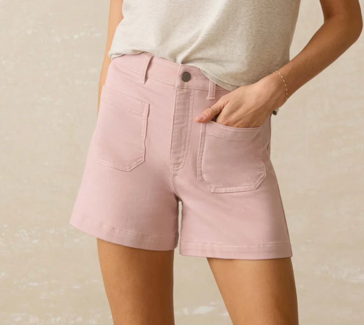 Stretch Terry Patch Pocket