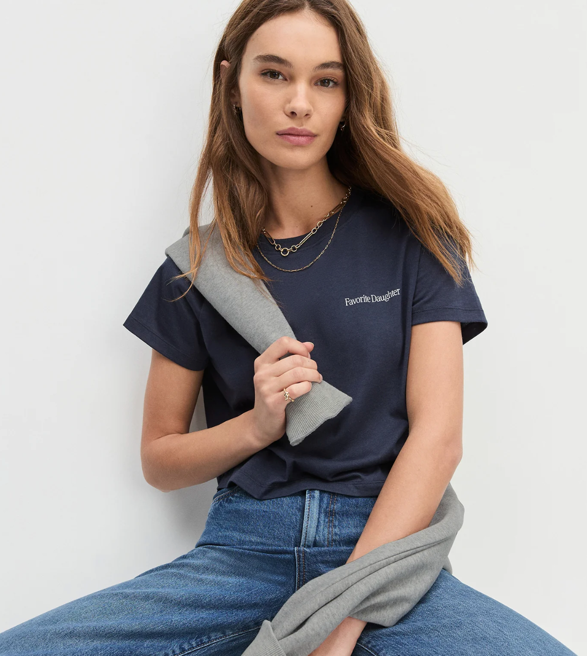 Cropped Logo Tee
