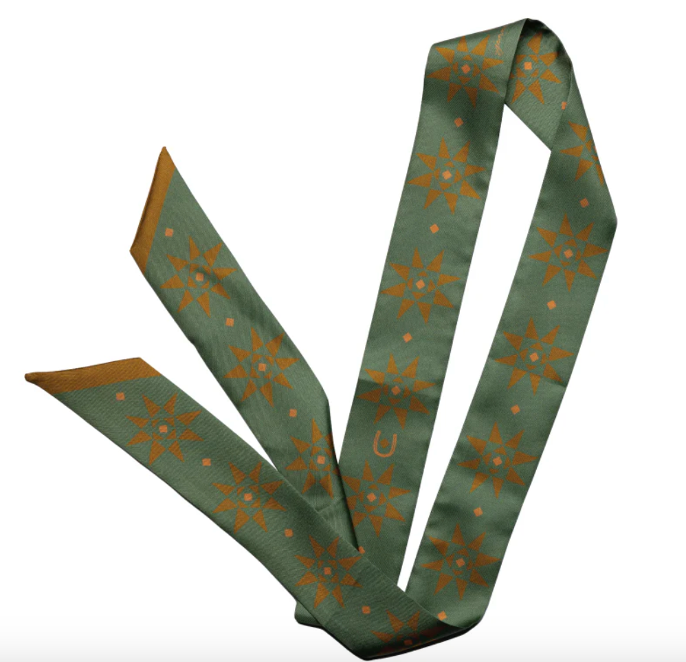 Love Your Neighbor Silk Twilly Scarf