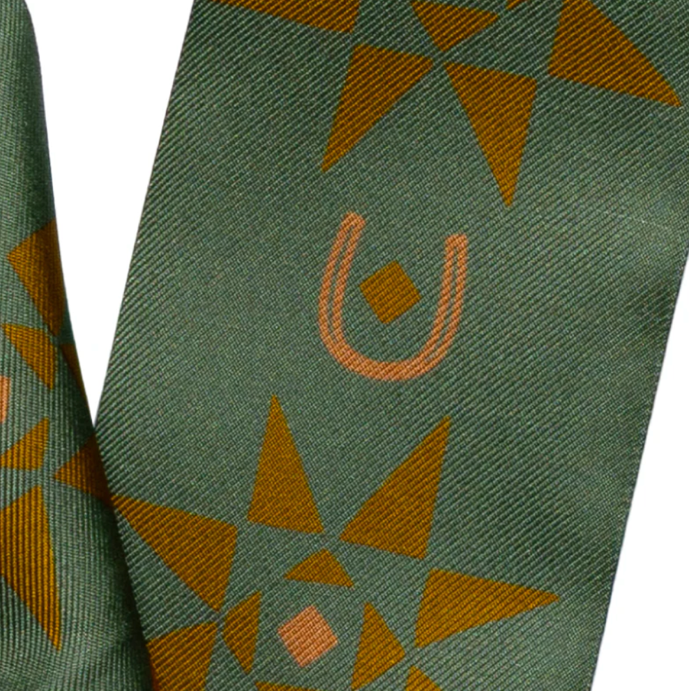 Love Your Neighbor Silk Twilly Scarf