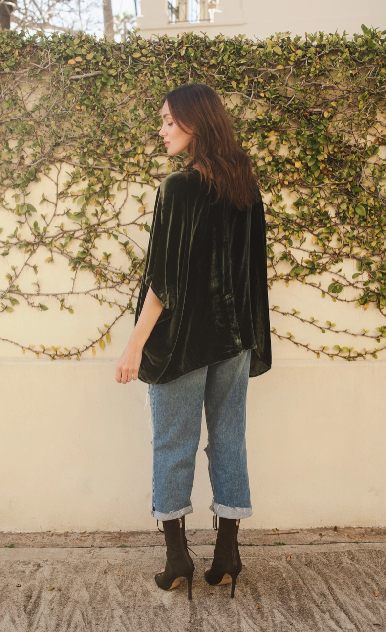 Silk Velvet Top