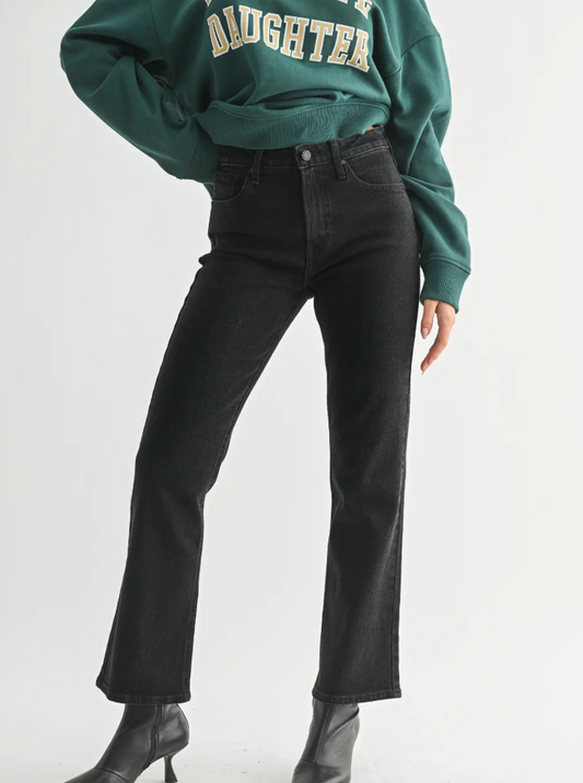 Slim Cropped Bootcut Jean
