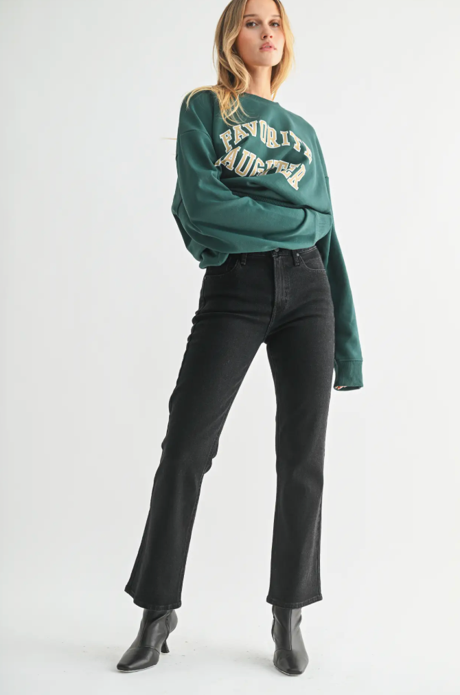 Slim Cropped Bootcut Jean