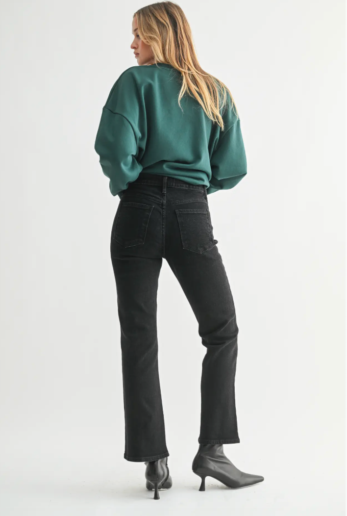 Slim Cropped Bootcut Jean