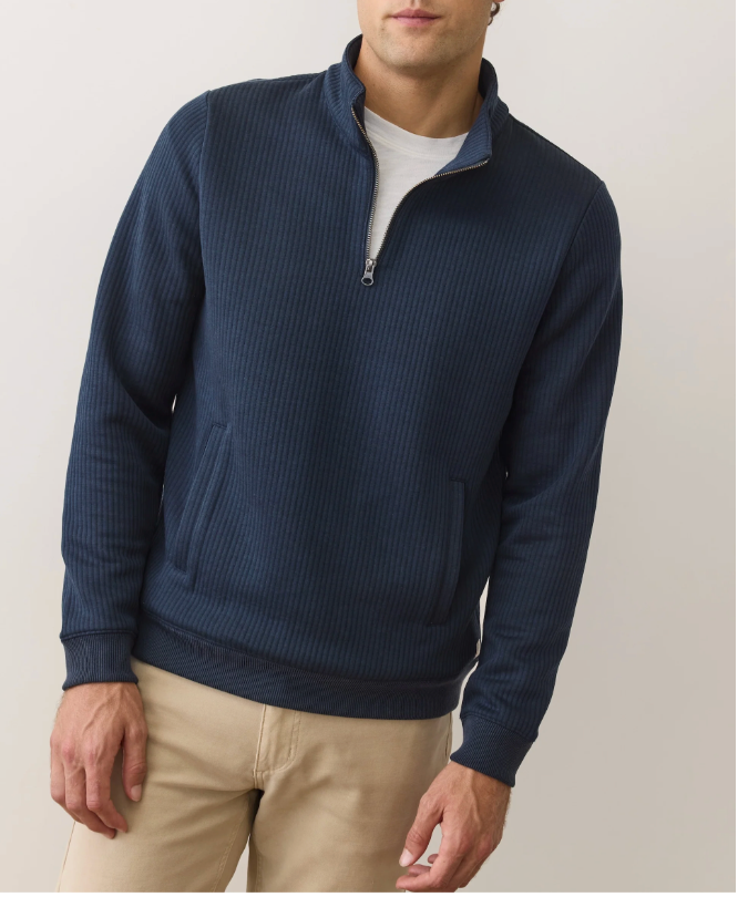 Corbet Quilted Quarter Zip
