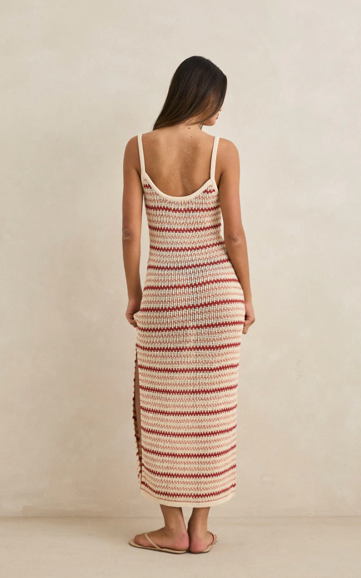 Tami Stipe Knit Maxi Dress