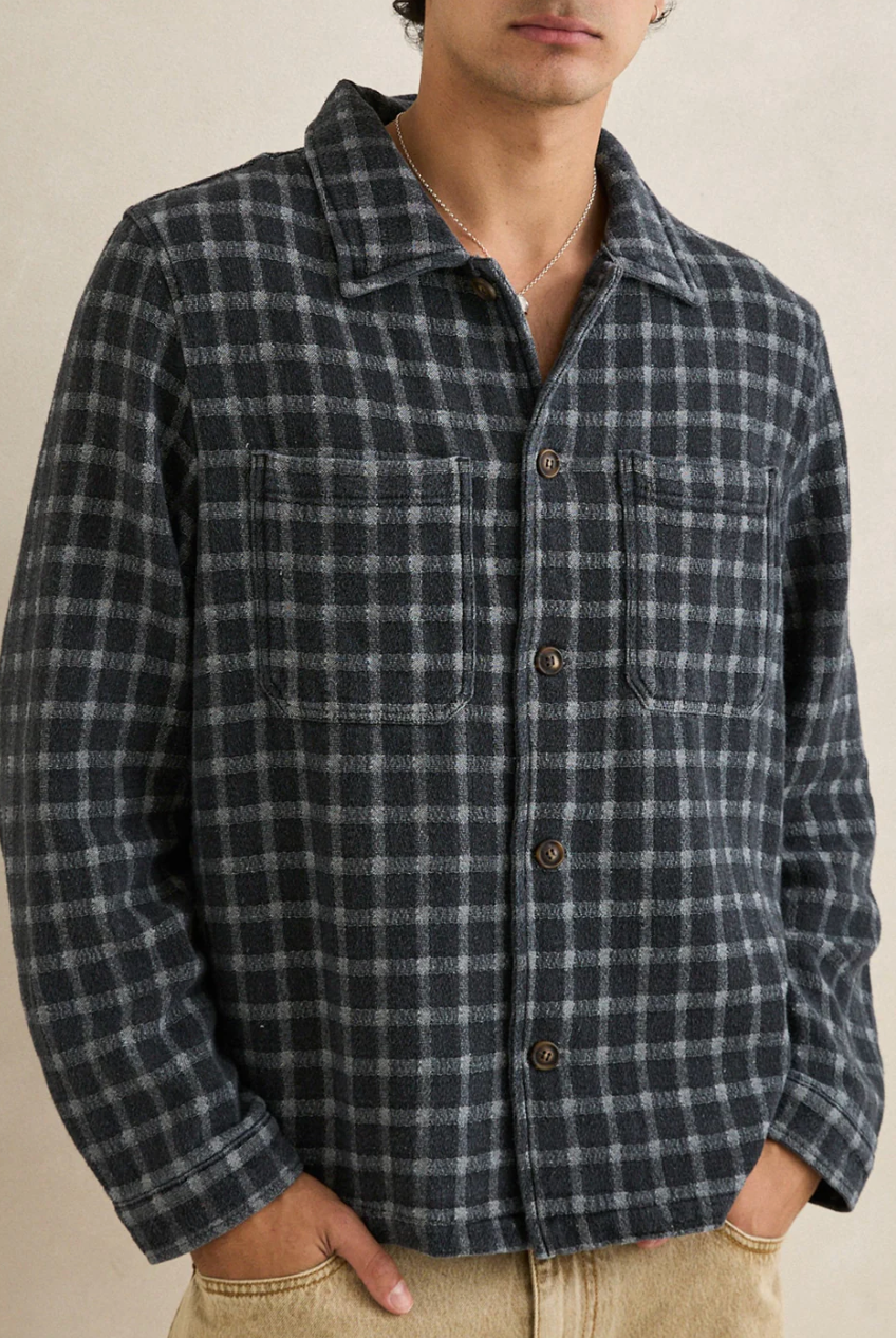 Jacquard Check l/s Shirt