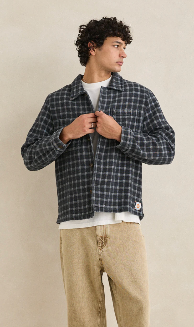 Jacquard Check l/s Shirt