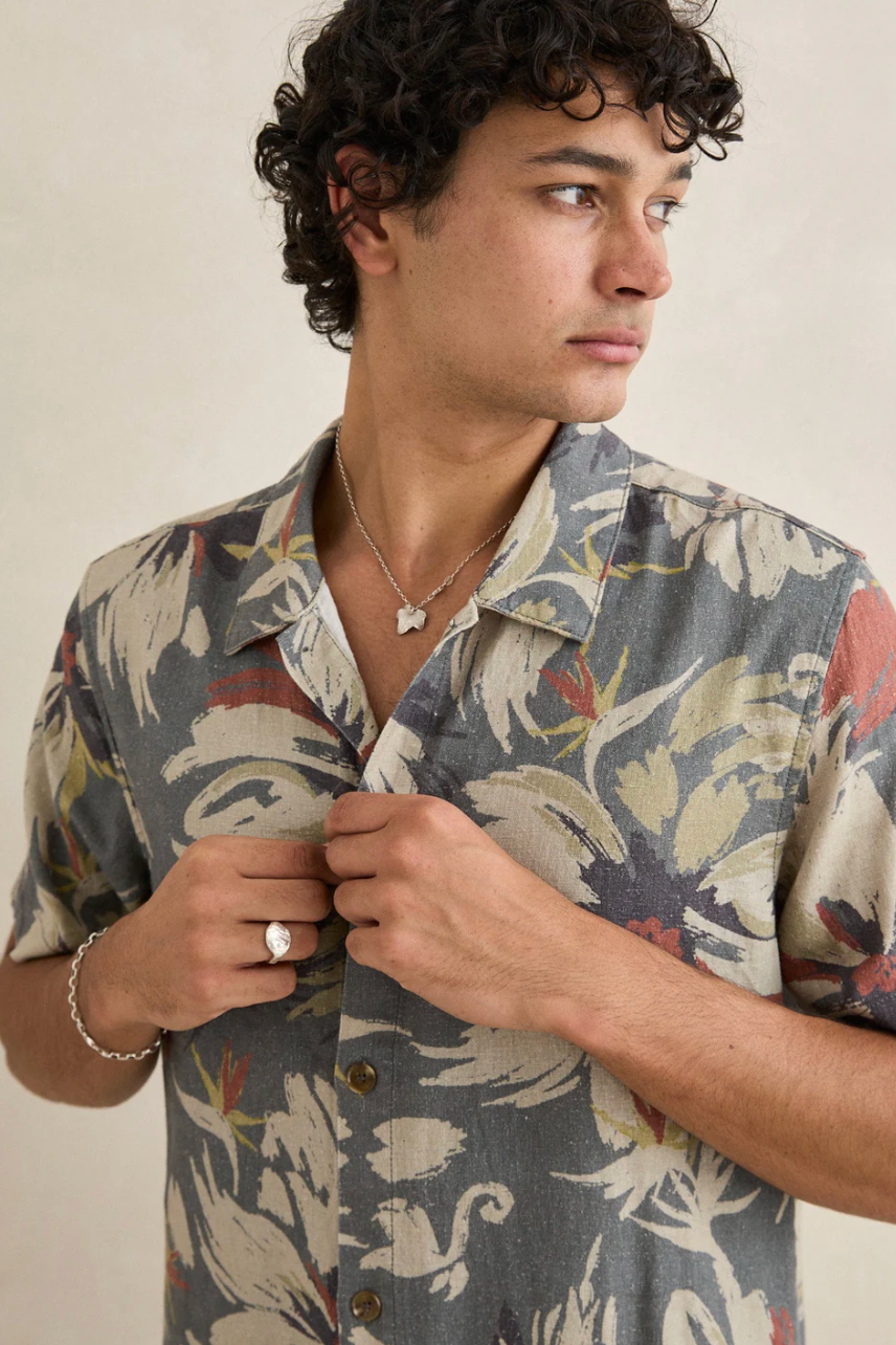 Tropical Camo ss Shirt