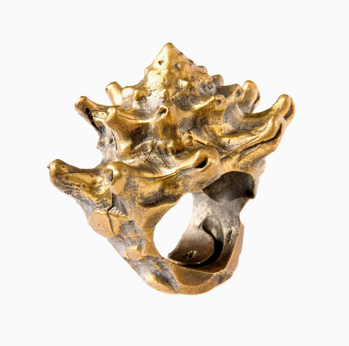 Conch Shell Cocktail Ring