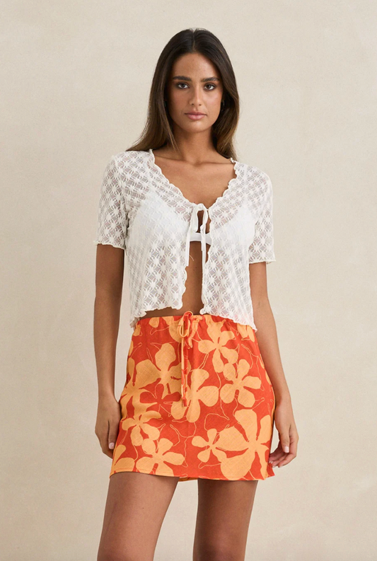 Gigi Lace Short Sleeve Top