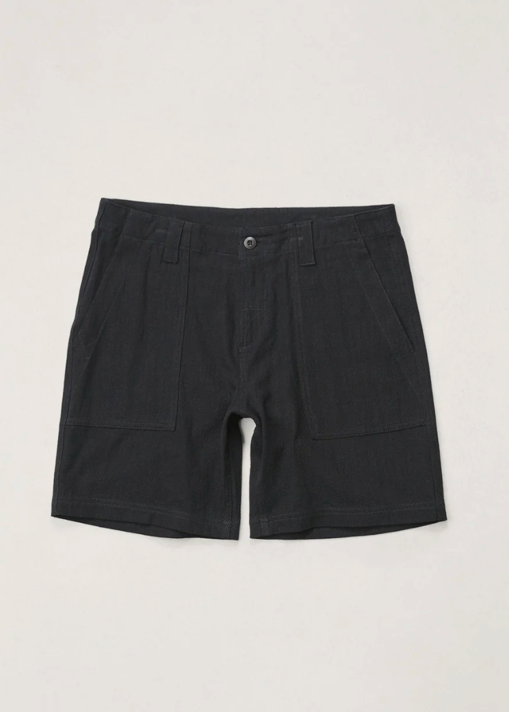 Worn Path Textured Linen Short