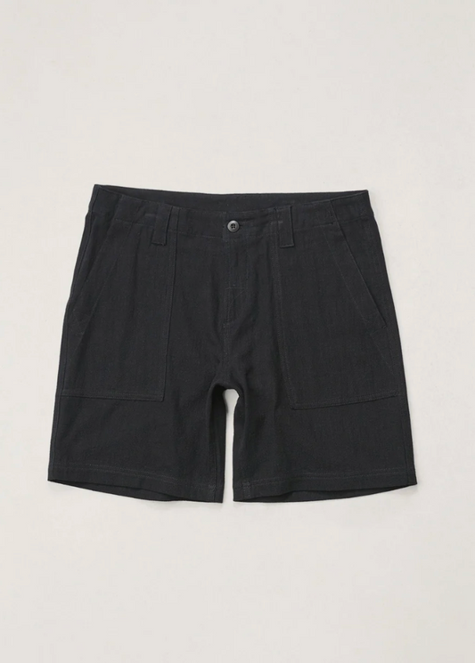 Worn Path Textured Linen Short