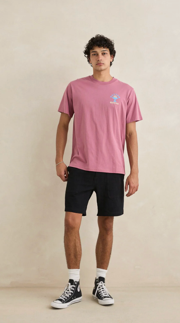 Worn Path Textured Linen Short