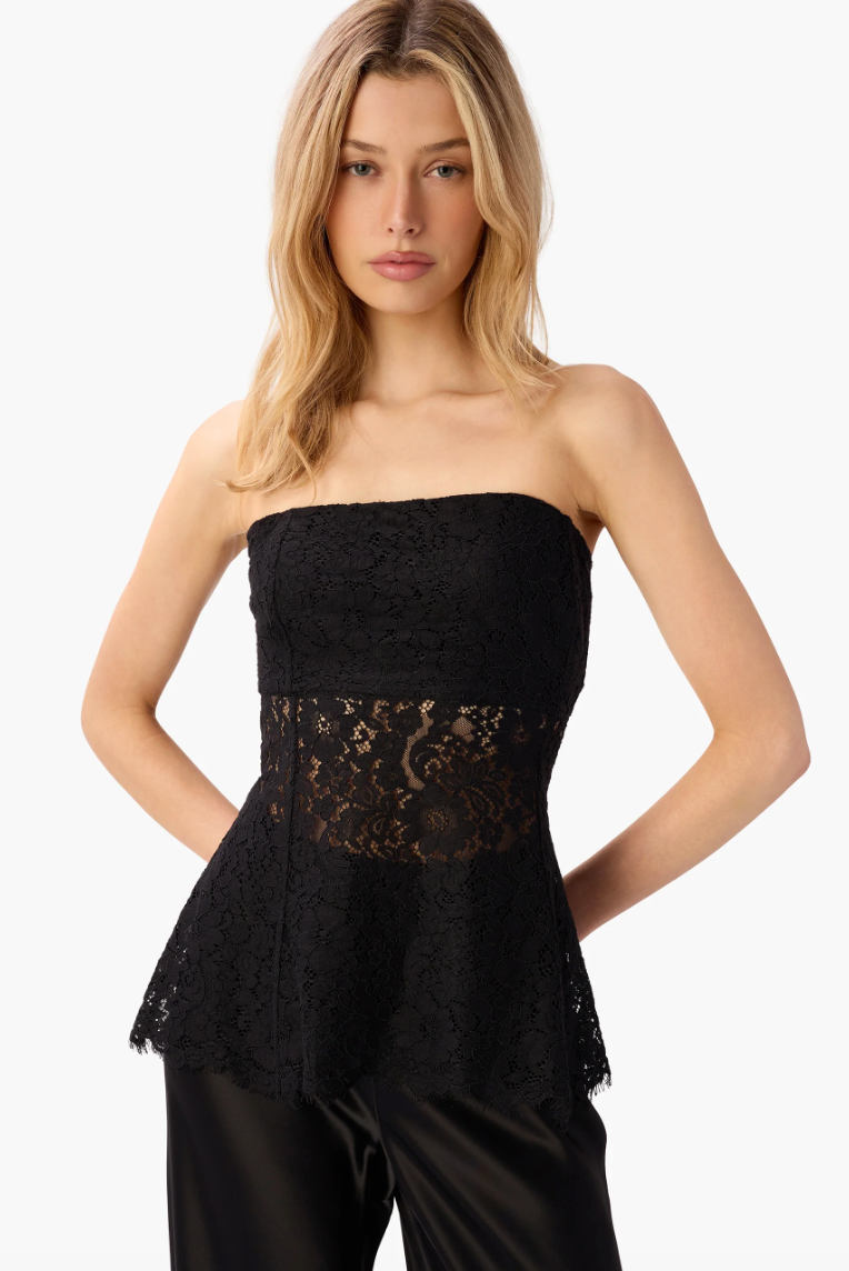 Bijou Strapless Lace Top
