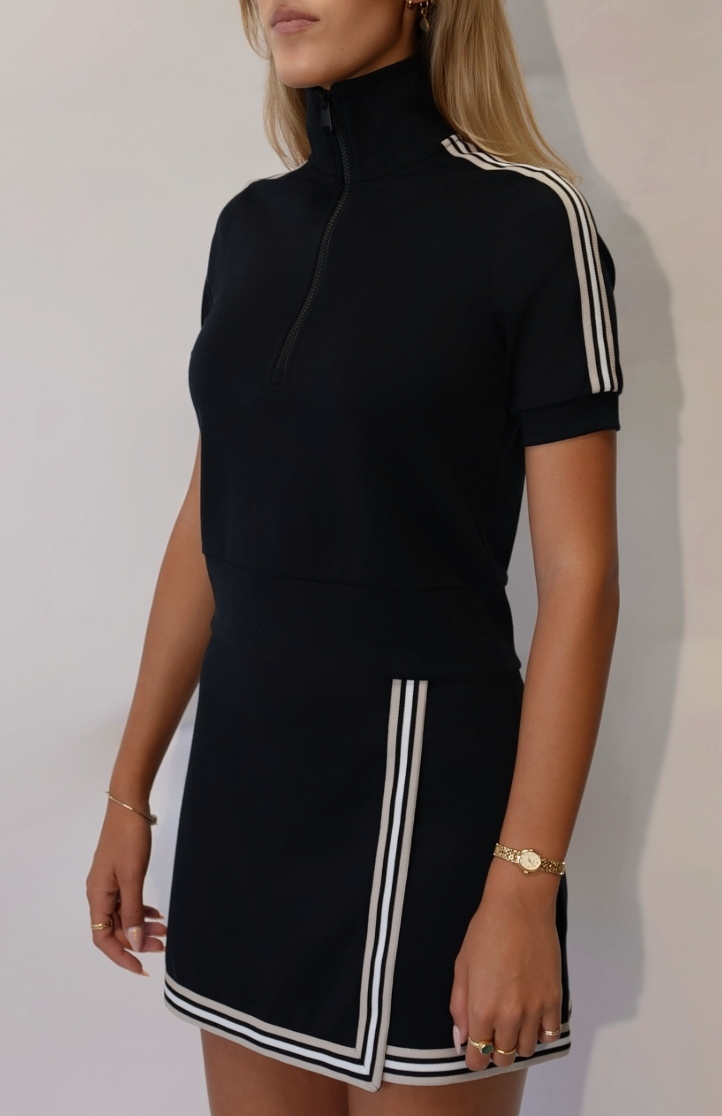 Amari Half-Zip Mockneck