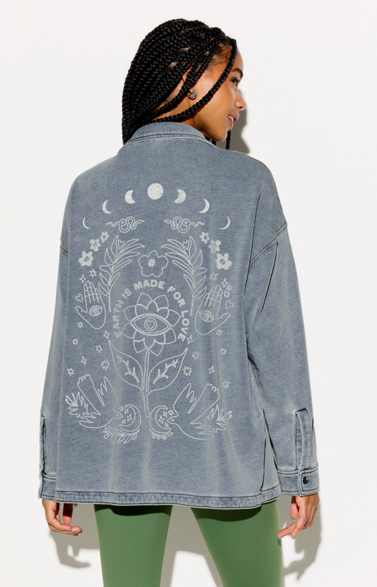 Eye Bloom Sunny Button Down