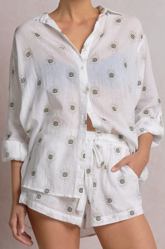 Evil Eye Print Shirt