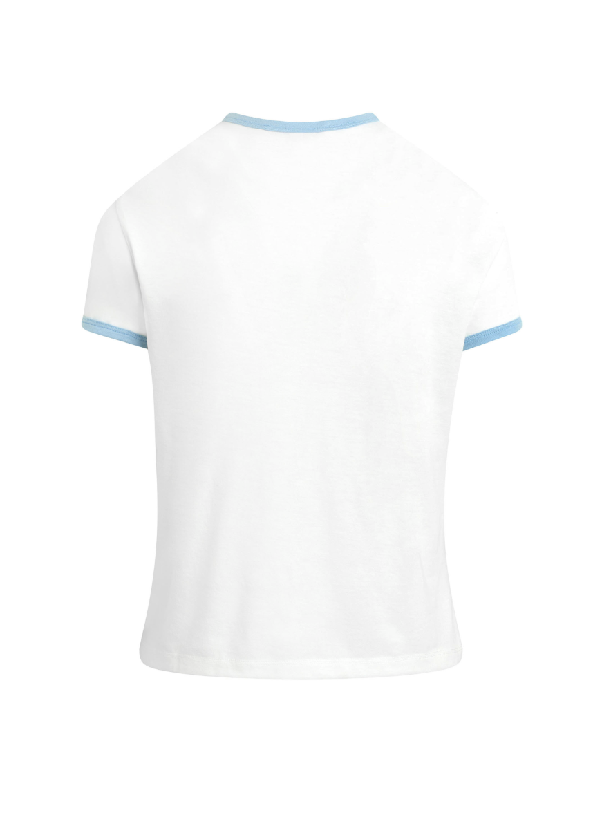 The Collegiate Chest Logo Ringer