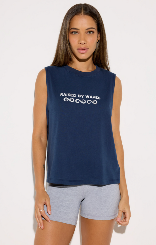 raised by waves vibe tank