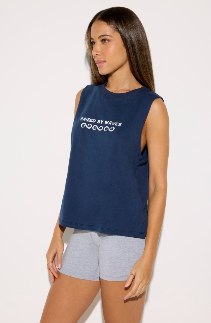 raised by waves vibe tank