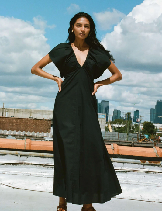 Coastal Poplin Bondhi Dress