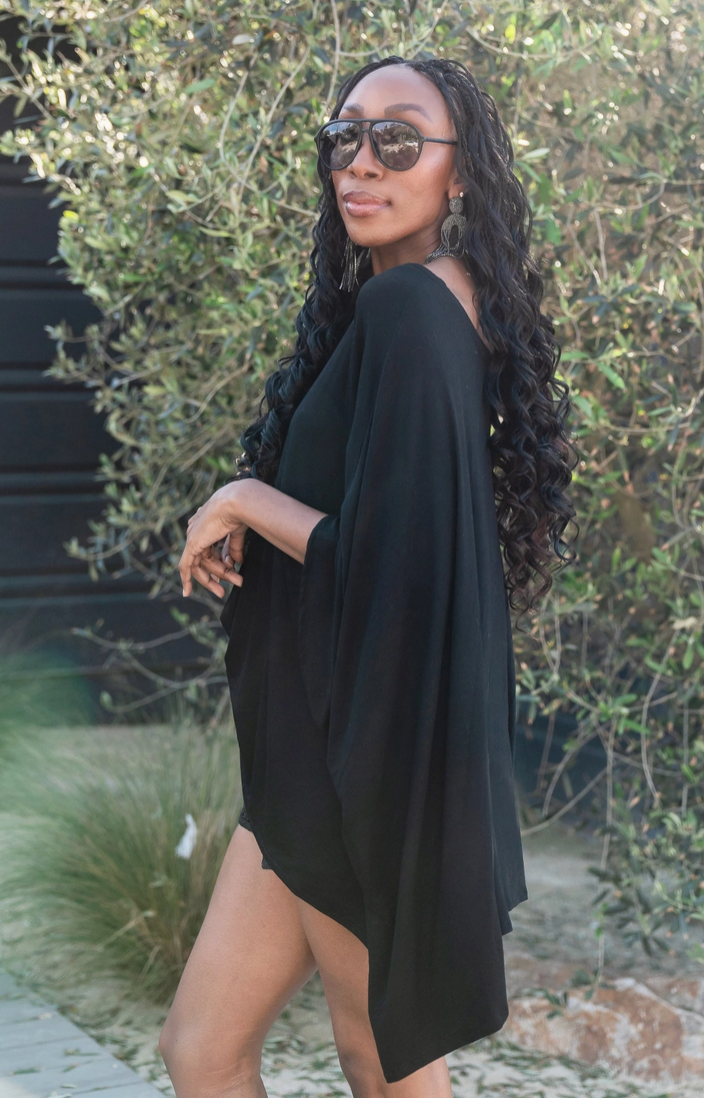 Onyx Scarf Top