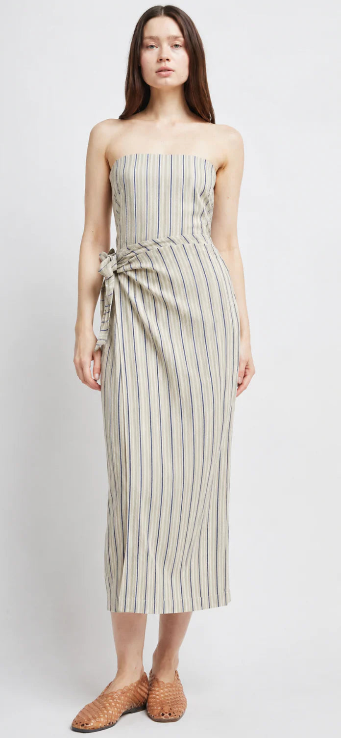 Robyn Strapless Wrap Dress