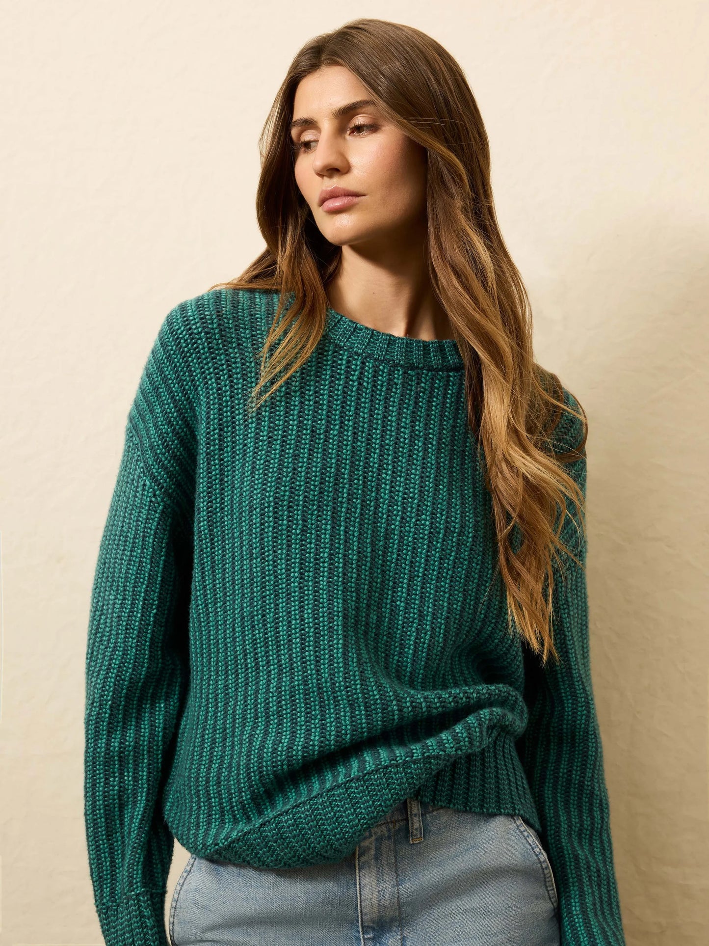Heirloom Cotton Relaxed Crew