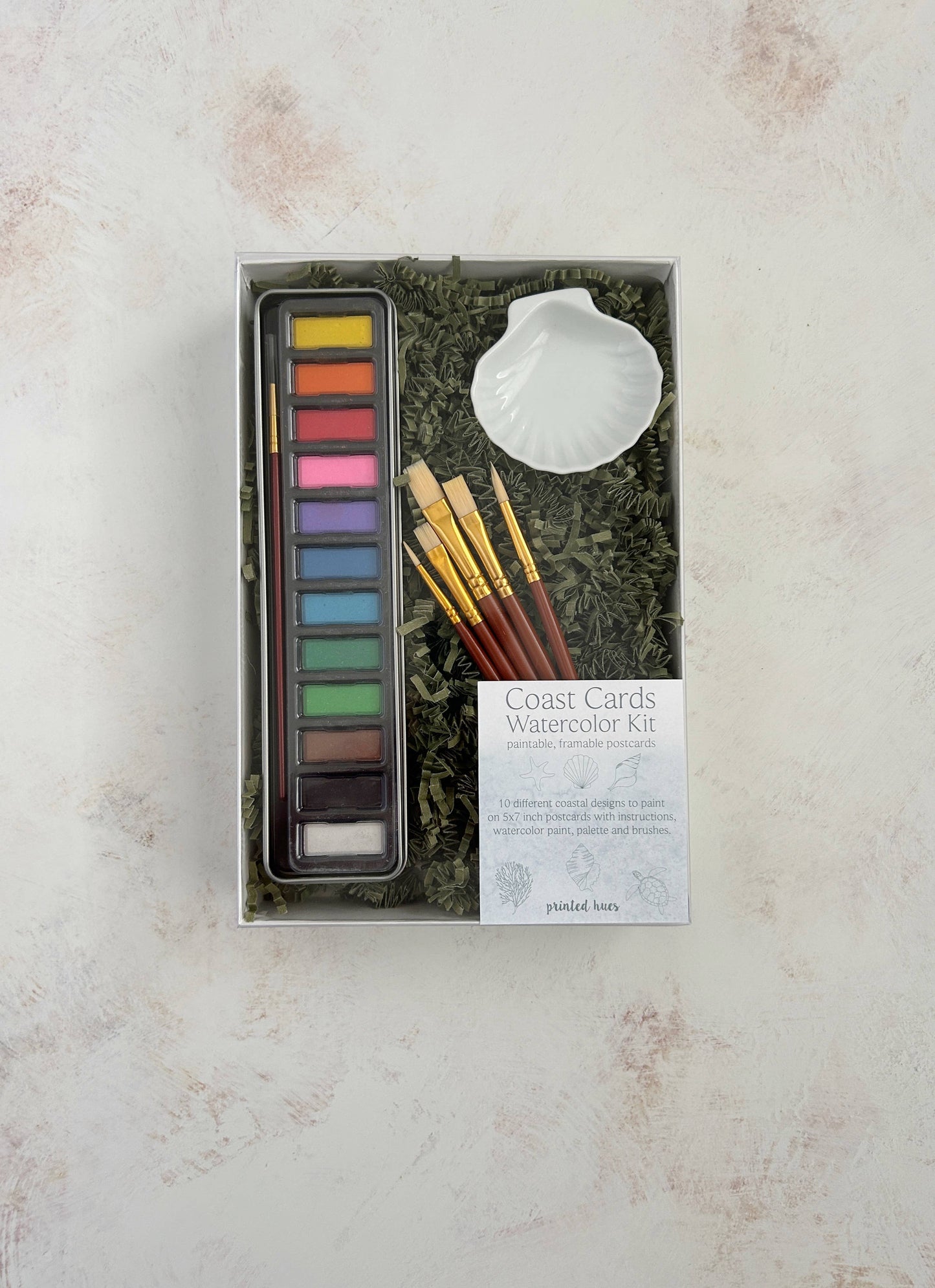 Watercolor Kit with Coast Cards