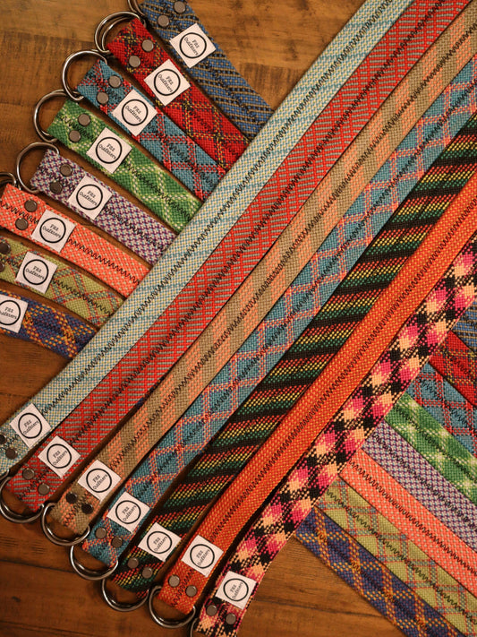 Belt made from retired climbing rope
