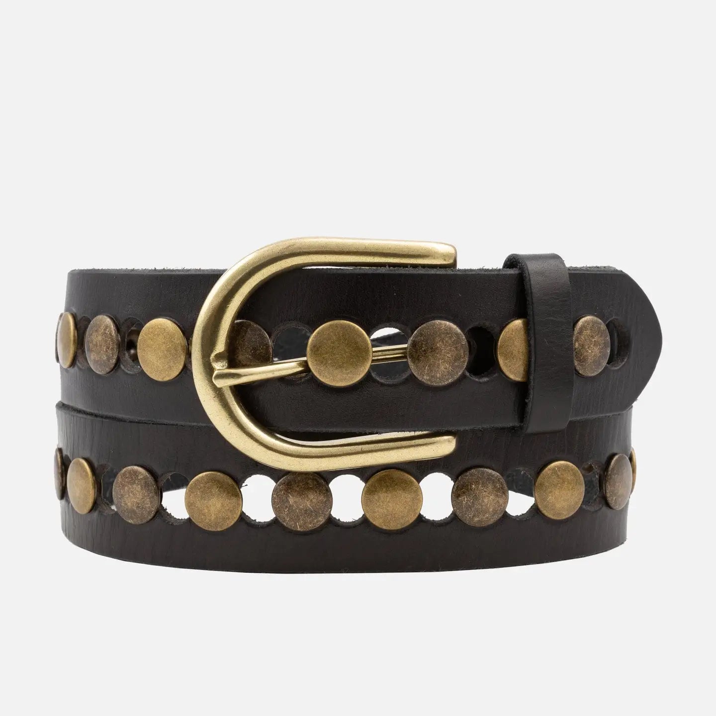 Jasmyn Studded Leather Belt