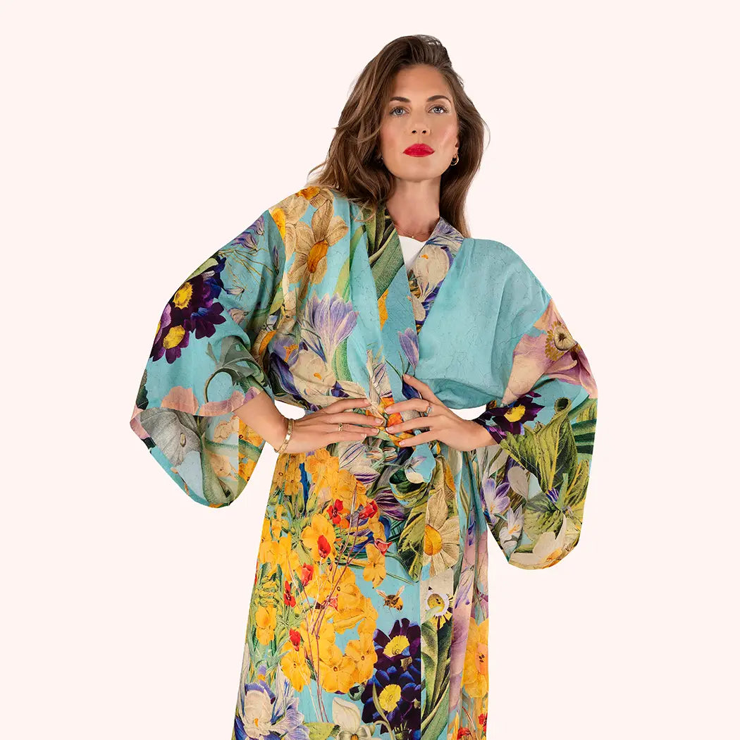 Long Kimono Gown