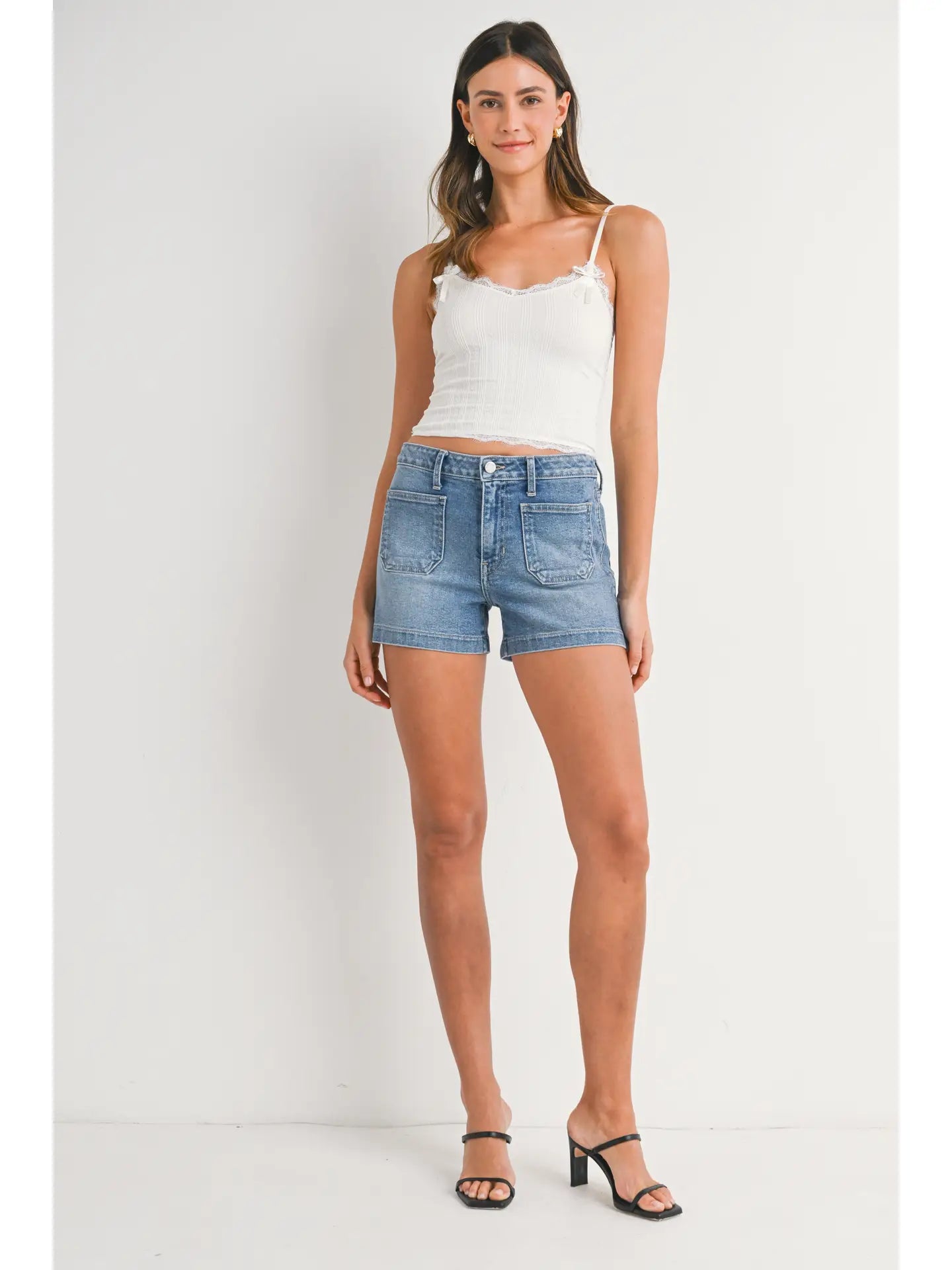 patch pocket short