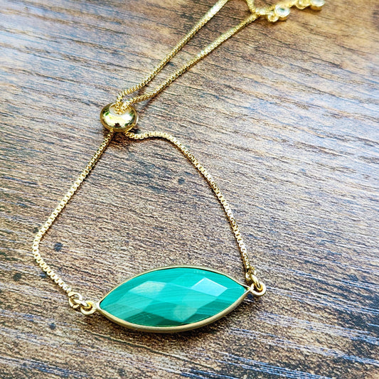 Malachite Adjustable Bracelet