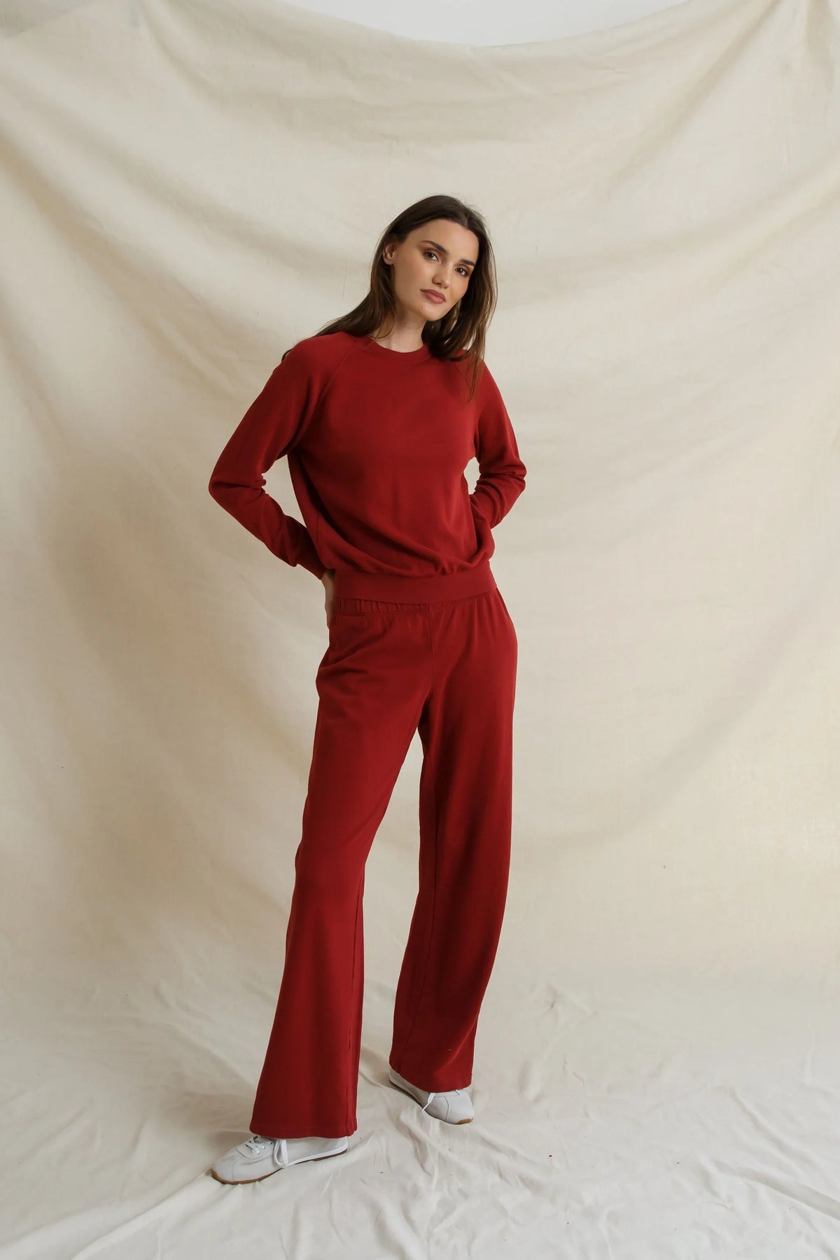 Nora French Terry Pull On Pant