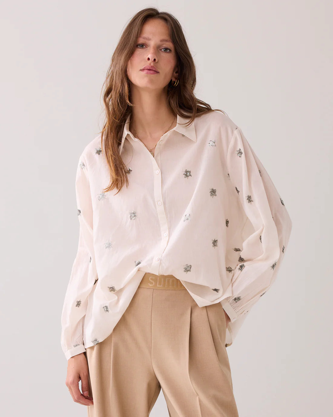 Scattered Embro Blouse